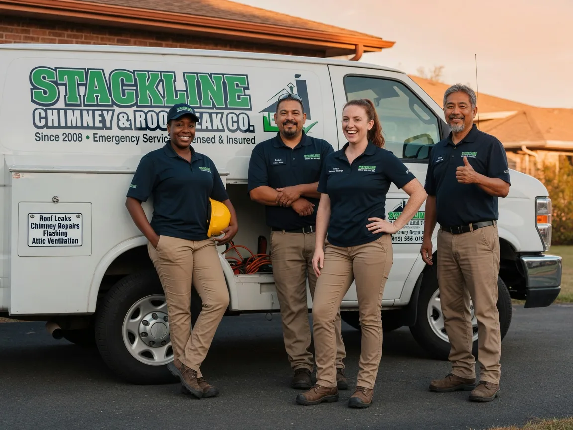 Chimney flashing repair company in Florence, VT